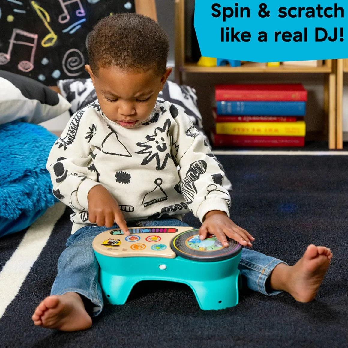 Kids2 Baby Einstein X Hape DJ Discovery Magic Touch Turntable