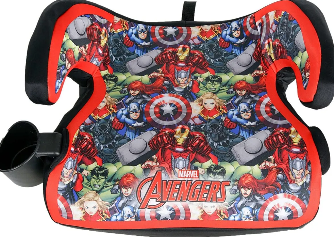 KidsEmbrace Backless Booster Car Seat - Marvel Avengers