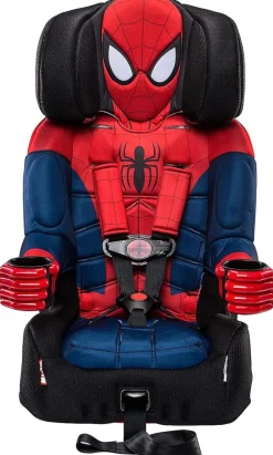KidsEmbrace Harness Booster Car Seat - Ultimate Spider-Man, Black