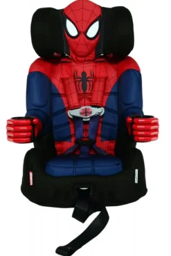 KidsEmbrace Harness Booster Car Seat - Ultimate Spider-Man, Black