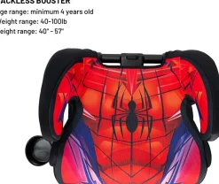 KidsEmbrace High Back Booster Car Seat - Marvel Spider-Man Suit
