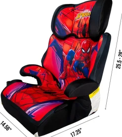 KidsEmbrace High Back Booster Car Seat - Marvel Spider-Man Suit