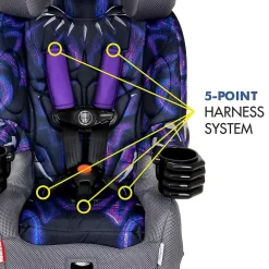 KidsEmbrace 2-in-1 Harness Booster Car Seat - Black Panther