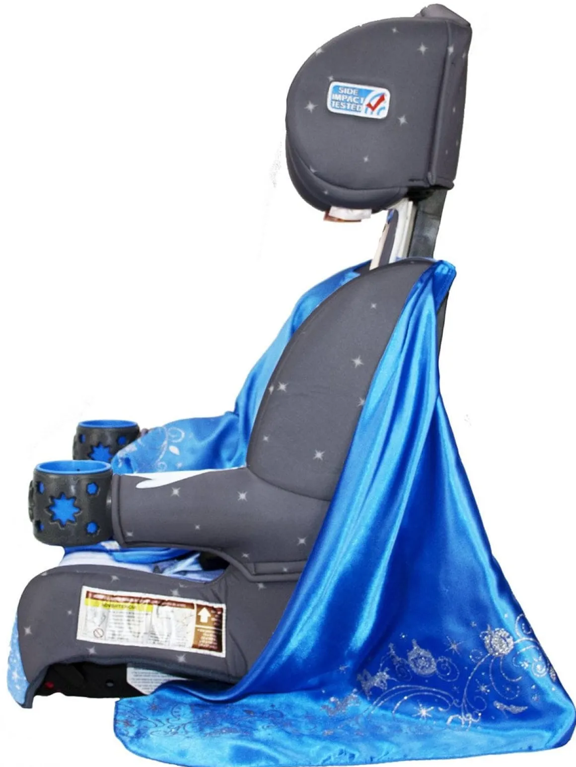 KidsEmbrace 2-in-1 Harness Booster Car Seat - Cinderella Platinum