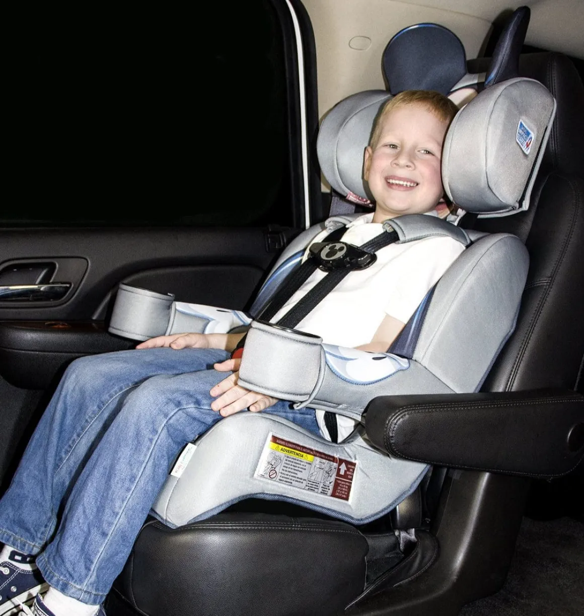 KidsEmbrace 2-in-1 Harness Booster Car Seat - Mickey Mouse