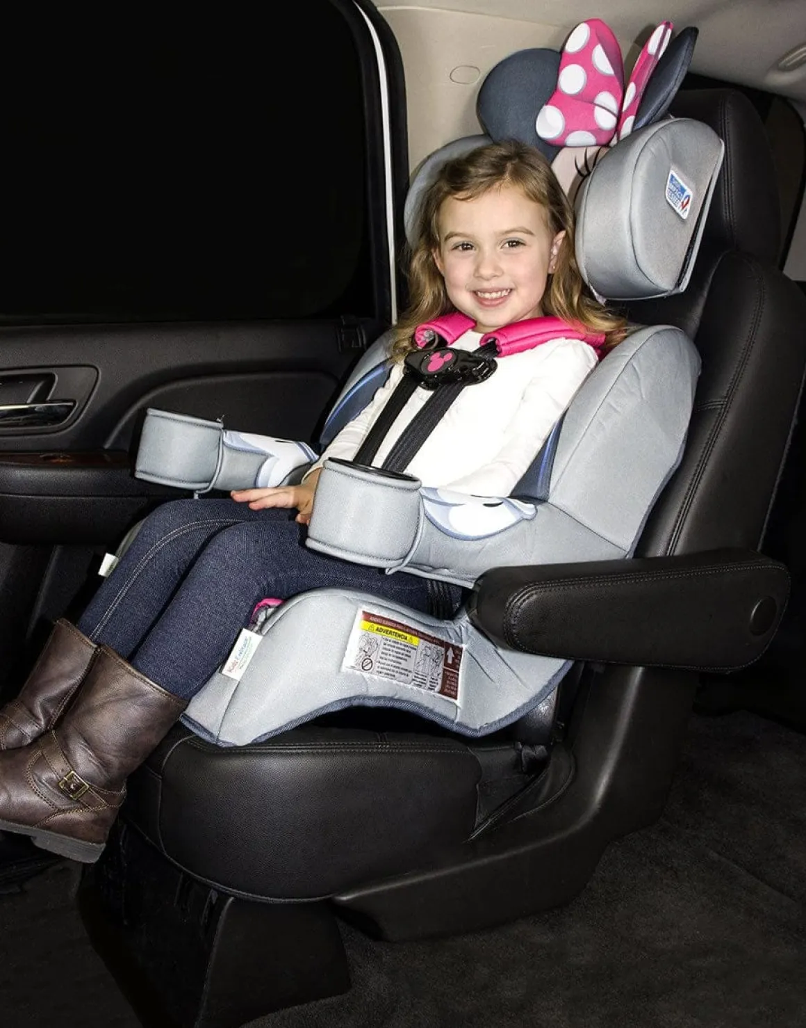 KidsEmbrace 2-in-1 Harness Booster Car Seat - Minnie Mouse