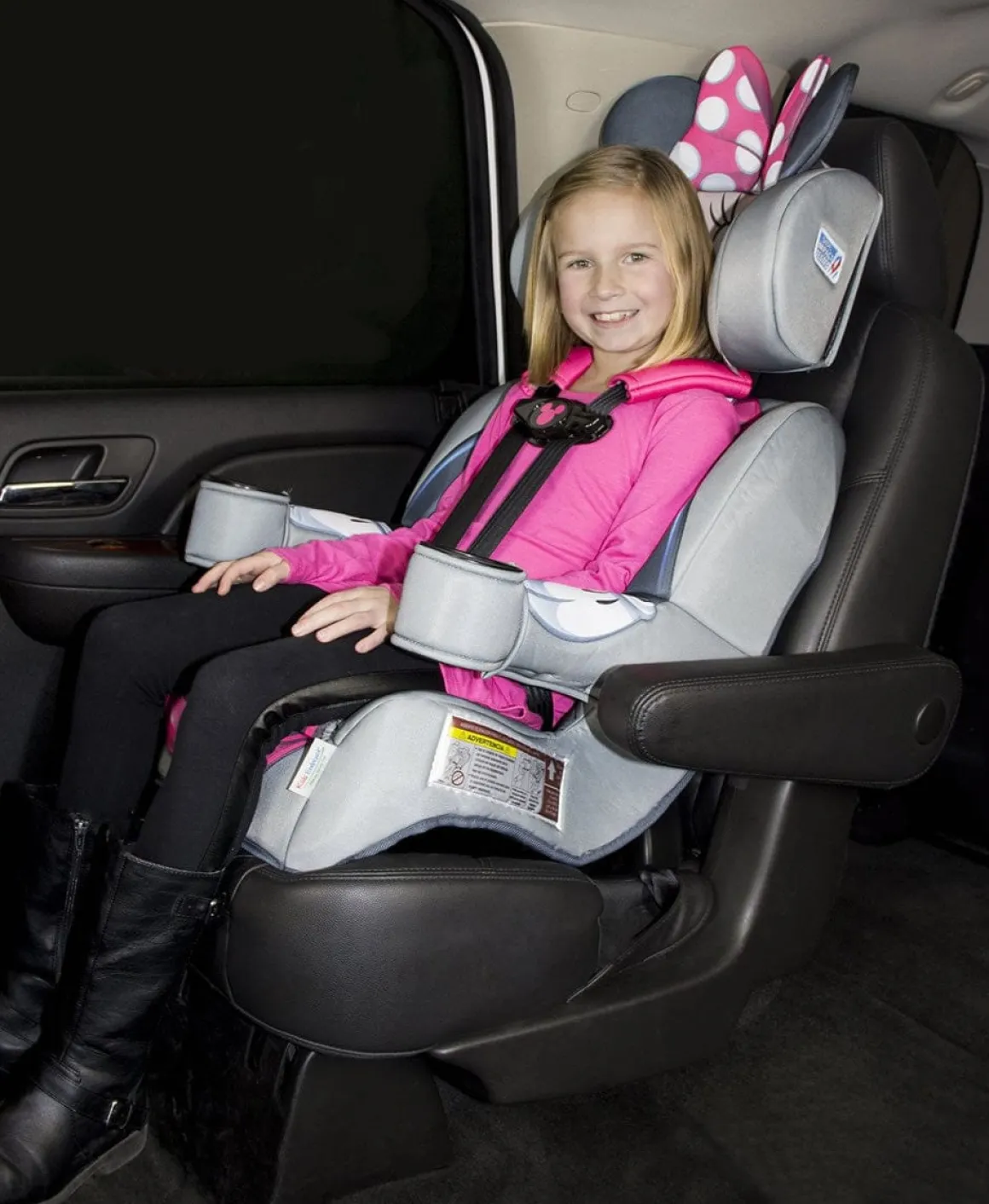 KidsEmbrace 2-in-1 Harness Booster Car Seat - Minnie Mouse