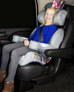KidsEmbrace 2-in-1 Harness Booster Car Seat - Minnie Mouse