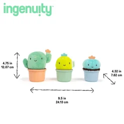 Kids2 Ingenuity Calm Springs Nesting Rattles