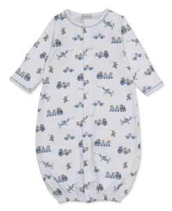 Kissy Kissy Convertible Gown Print - Multi, Newborn