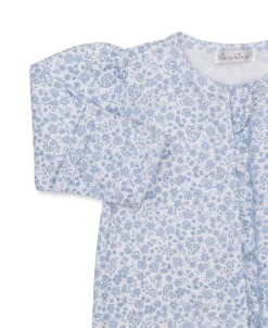Kissy Kissy Footie w/ Zip Print - Light Blue, 0-3M