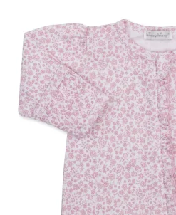 Kissy Kissy Footie w/ Zip Print - Pink, 0-3M