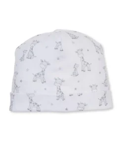 Kissy Kissy Hat Print - Silver, Newborn