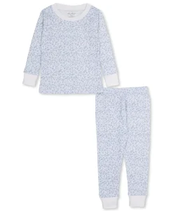 Kissy Kissy Pajama Set Snug Print - Light Blue, 18-24M