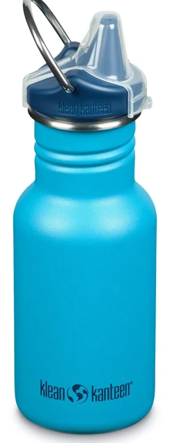 Klean Kanteen Kid Classic Sippy Water Bottle, 12 oz - Hawaiian Ocean