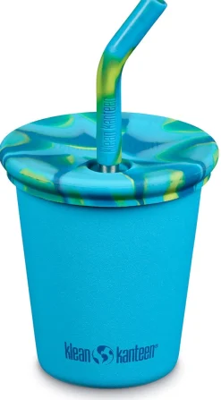 Klean Kanteen Kid Cup with Straw Lid, 10oz - Hawaiian Ocean
