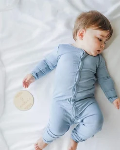 Kyte Baby Romper - Slate (6-12M)