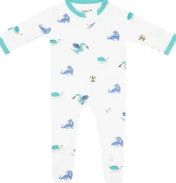 Kyte Baby Zippered Footie - Dragon (6-12M)