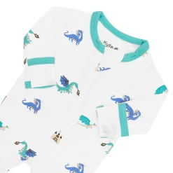 Kyte Baby Zippered Footie - Dragon (6-12M)