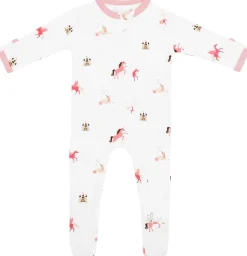Kyte Baby Zippered Footie - Unicorn (3-6M)