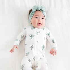 Kyte Baby Zippered Romper - Eucalyptus (3-6M)