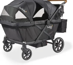 Larktale Caravan Coupe Quad (4 Seater) Stroller Wagon - Byron Black