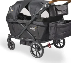 Larktale Caravan Coupe Quad (4 Seater) Stroller Wagon - Byron Black
