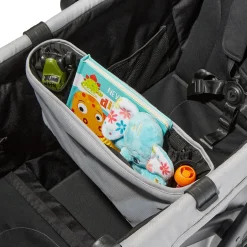Larktale Caravan Coupe V2 (2 Seater) Stroller Wagon - Gray / Black