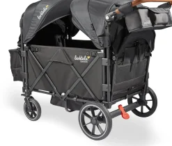 Larktale Caravan Quad (4 Seater) Stroller Wagon - Byron Black