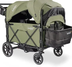 Larktale Caravan Quad (4 Seater) Stroller Wagon - Chelsea Green