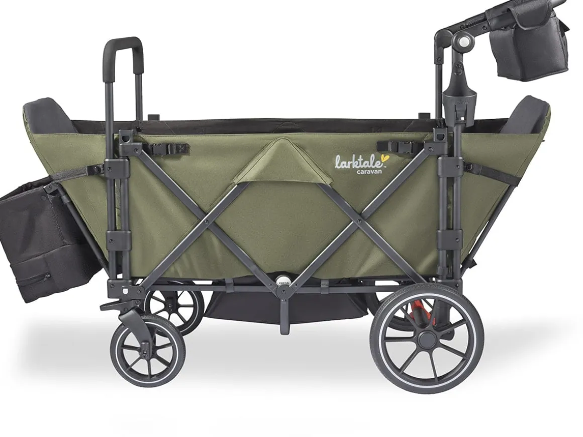 Larktale Caravan Quad (4 Seater) Stroller Wagon - Chelsea Green