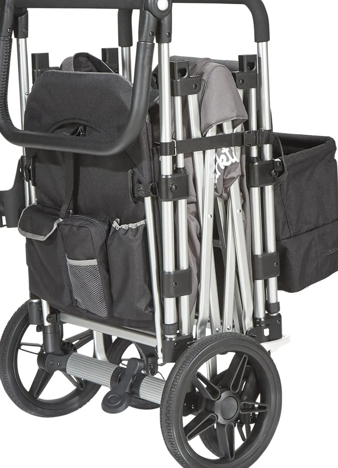 Larktale Caravan Stroller Wagon Complete - Mornington Gray/Barossa Red