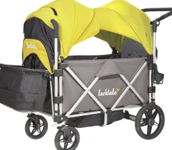 Larktale Caravan Stroller Wagon Complete - Mornington Gray/Clovelly Yellow