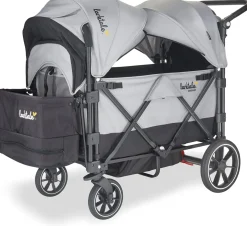 Larktale Caravan V2 (2 Seater) Stroller Wagon - Gray/Black