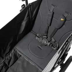 Larktale Caravan V2 (2 Seater) Stroller Wagon - Gray/Black