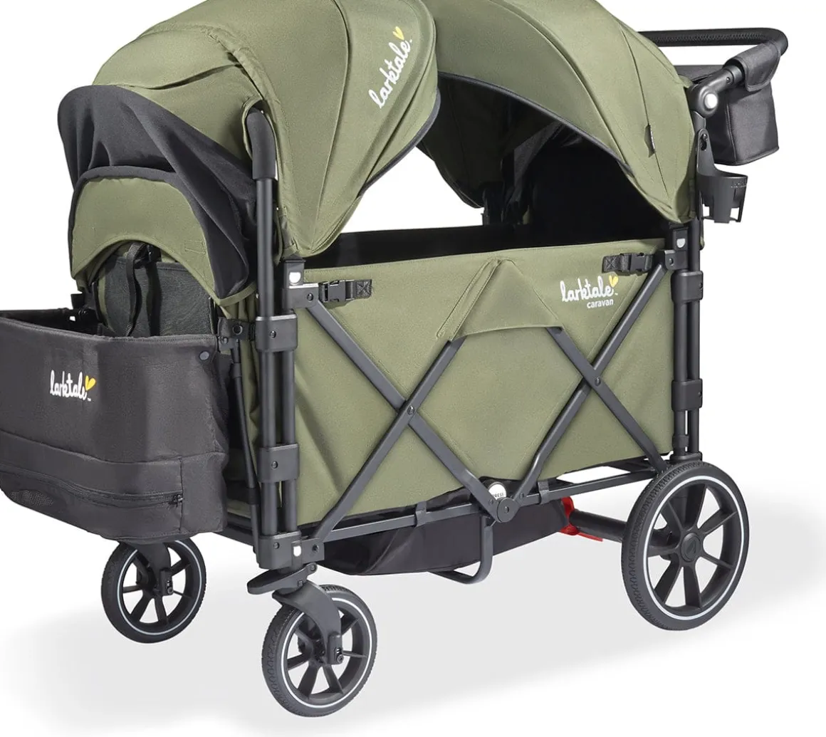 Larktale Caravan V3 (2 Seater) Stroller Wagon - Chelsea Green