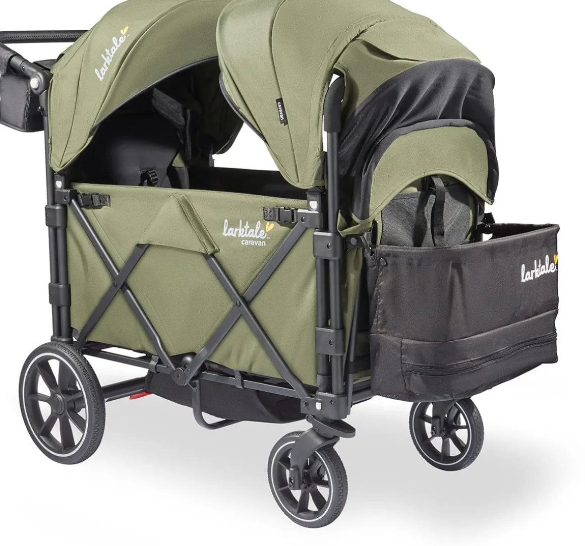 Larktale Caravan V3 (2 Seater) Stroller Wagon - Chelsea Green