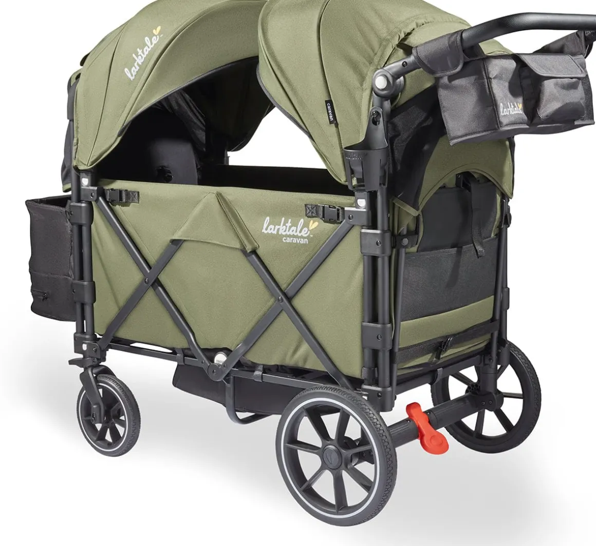 Larktale Caravan V3 (2 Seater) Stroller Wagon - Chelsea Green