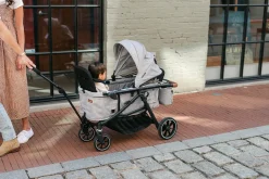 Larktale Crossover V2 (2 Seater) Convertible Stroller Wagon - Byron Black