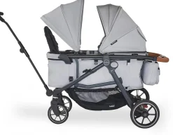 Larktale Crossover V2 (2 Seater) Convertible Stroller Wagon - Nightcliff Stone