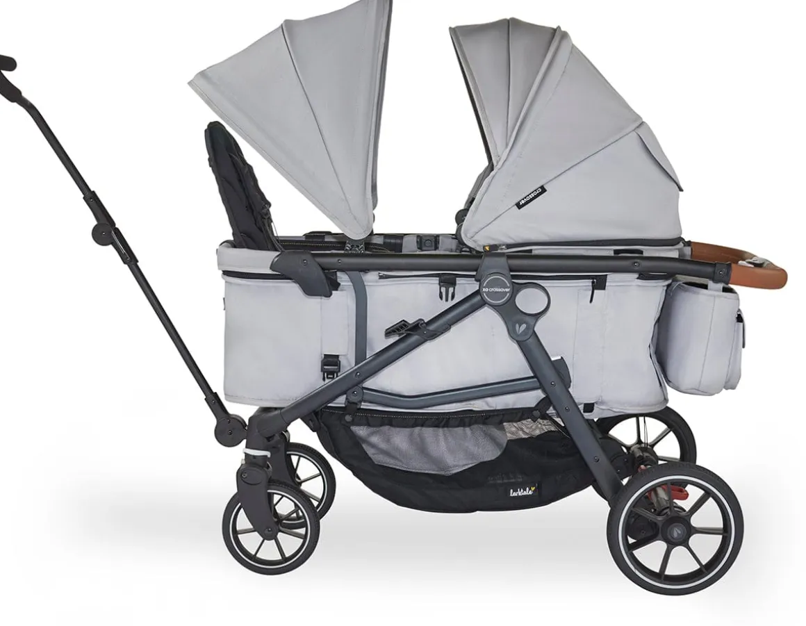 Larktale Crossover V2 (2 Seater) Convertible Stroller Wagon - Nightcliff Stone