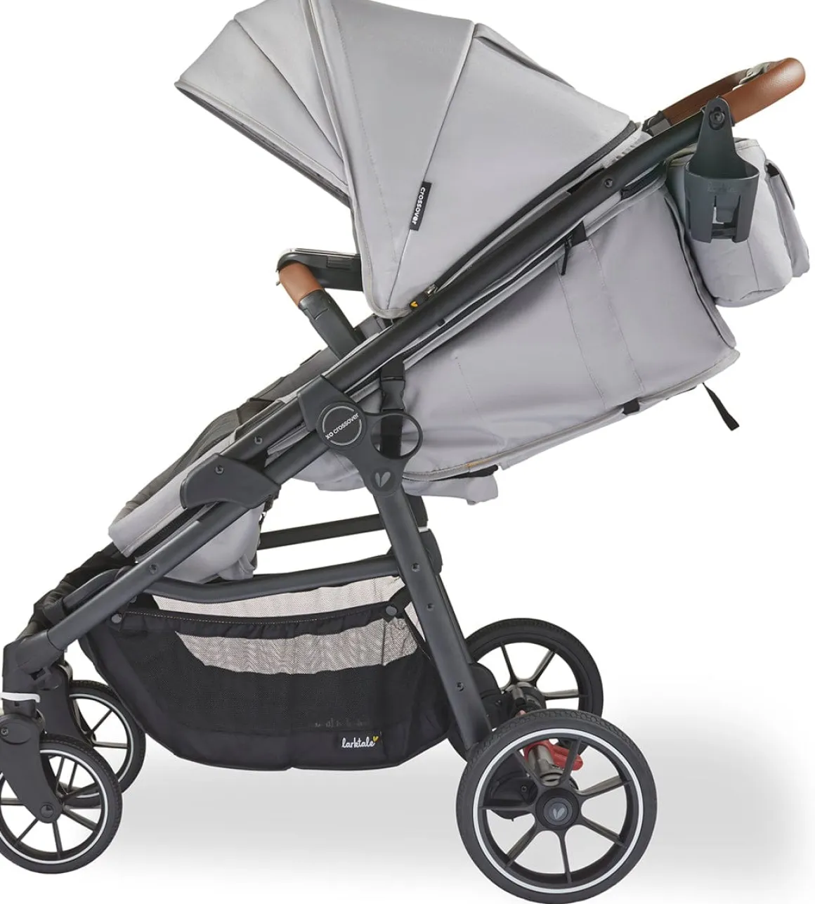 Larktale Crossover V2 (2 Seater) Convertible Stroller Wagon - Nightcliff Stone