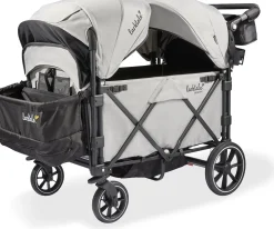 Larktale OPEN BOX Caravan Quad (4 Seater) Stroller Wagon - Avalon Gray