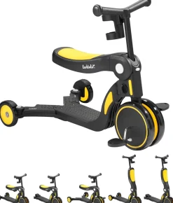 Larktale Scoobi 5-in-1 Convertible Scooter - Clovelly Yellow
