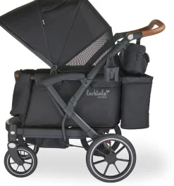 Larktale Sprout V2 Single-to-Double Stroller Wagon - Byron Black