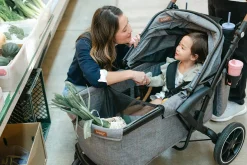 Larktale Sprout V2 Single-to-Double Stroller Wagon - Byron Black