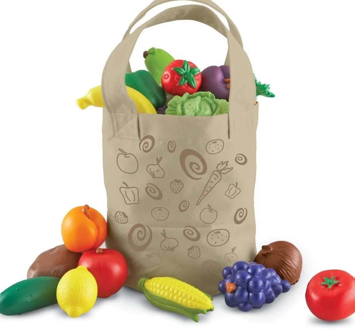 Learning Resources Fresh Picked Fruit & Veggie Tote