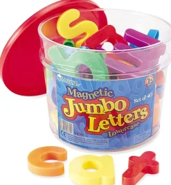 Learning Resources Jumbo Magnetic Lowercase Letters, 40pc