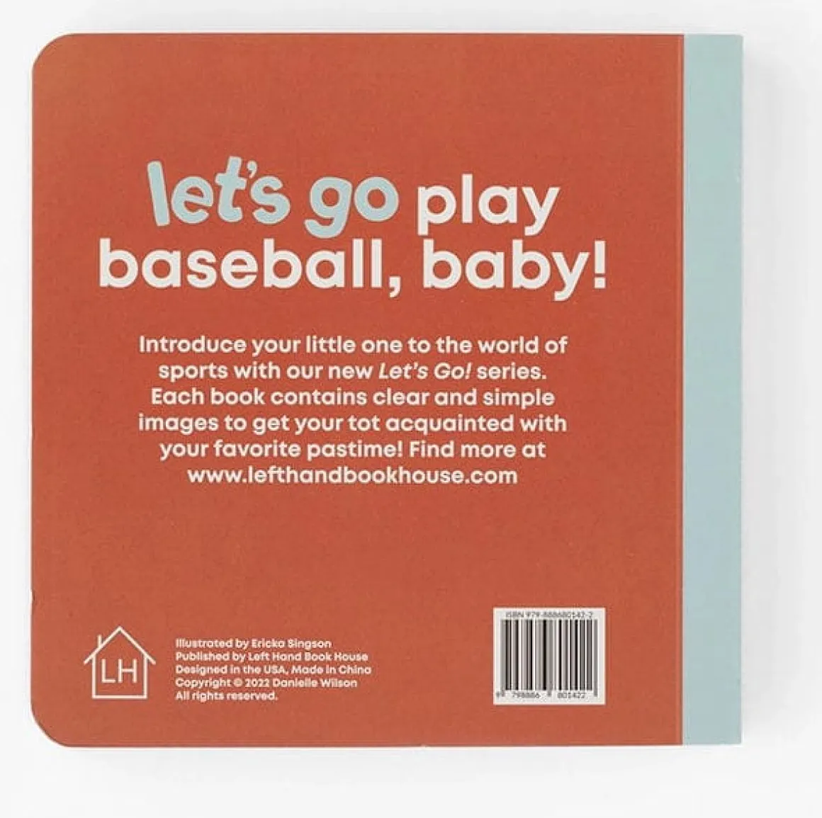 Left Hand Book House Board Book - Baseball Baby