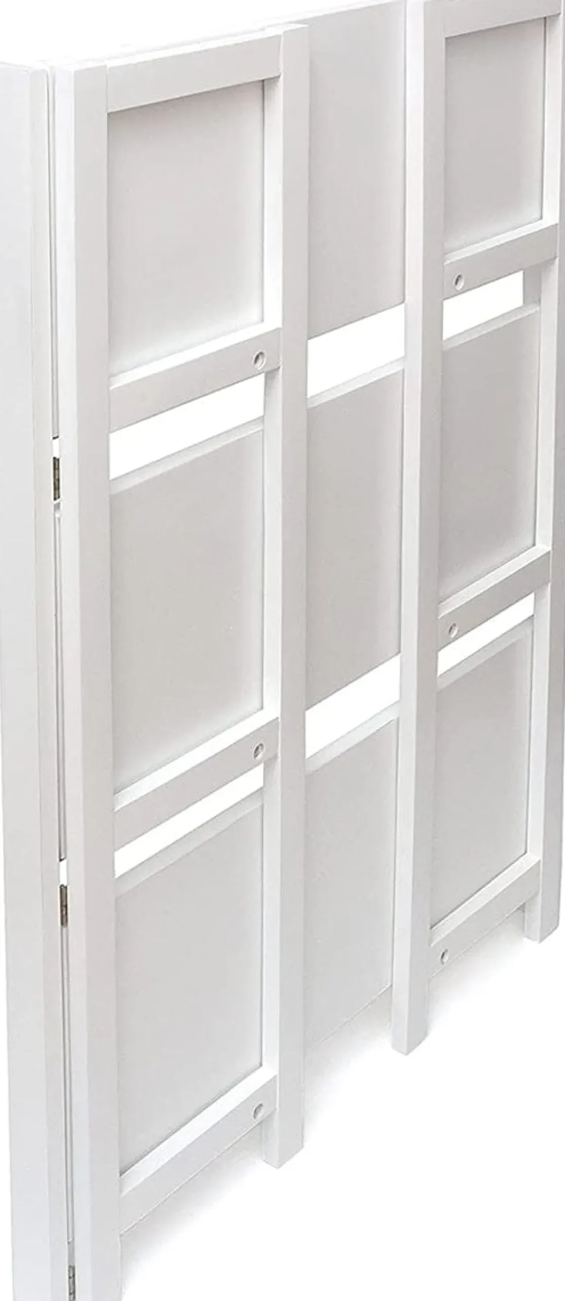 Lipper International Kids 3-Shelf Folding Bookcase - White